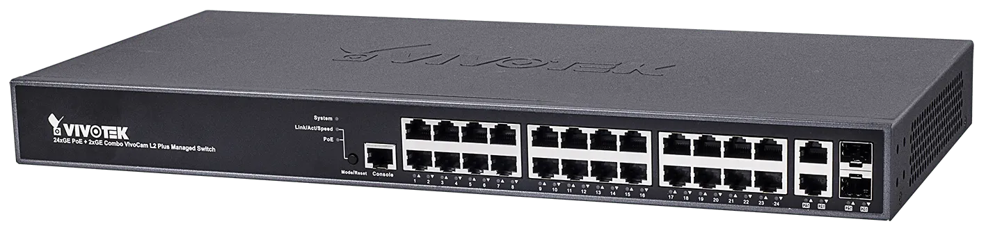Image 1 for VIVOTEK Managed 24x GE PoE Switch