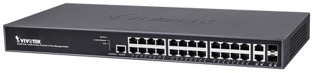 Image 1 for VIVOTEK Managed 24x GE PoE Switch