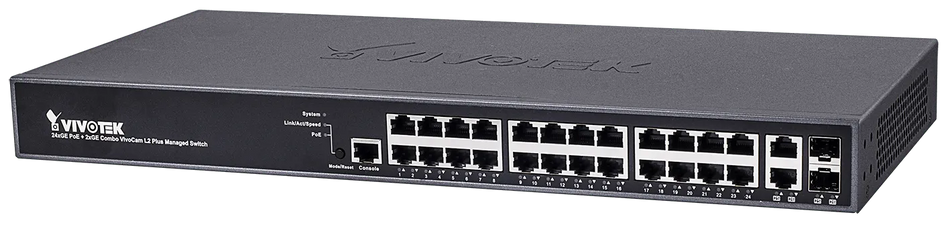 Image 1 for VIVOTEK Managed Websmart Gigabit POE Switch