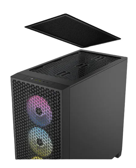 Image 3 for Corsair 3000D RGB Airflow Black Mid-Tower PC Case