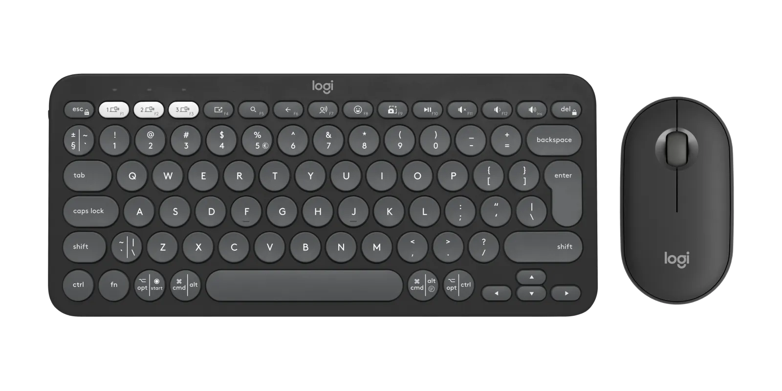 Image 9 for Logitech Pebble 2 Wireless Combo - Graphite