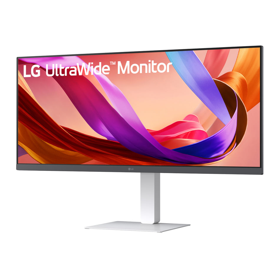 Image 1 for LG UltraWide 34" FHD IPS White Monitor 100Hz USB-C incl Speaker