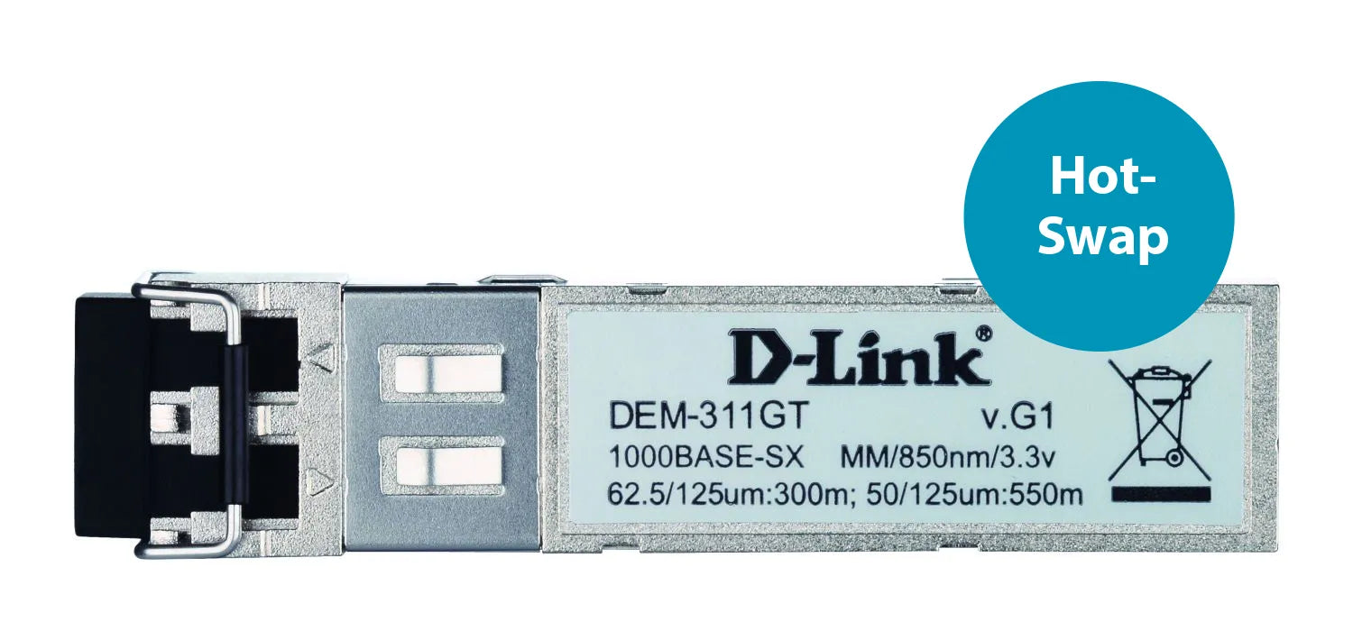 Image 1 for D-Link 1 Port GBIC SX Multi-Mode Fiber Module