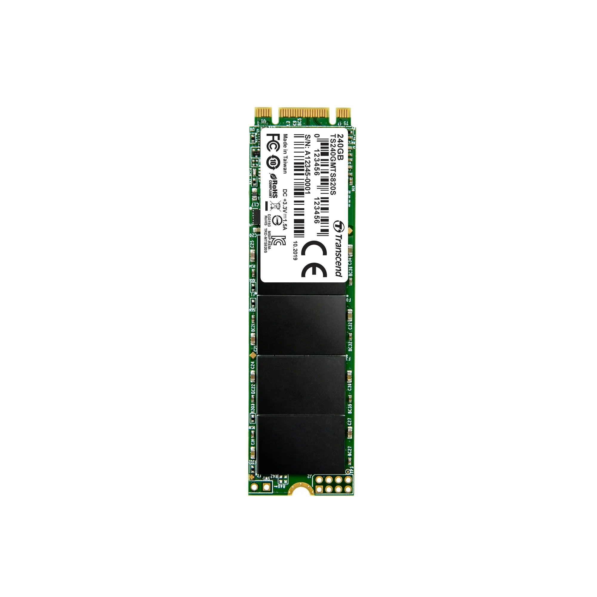 Image 2 for Transcend 240GB M.2 SATA III SSD
