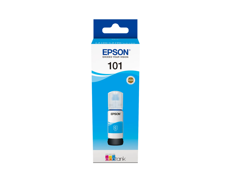 Image 1 for Epson 101 EcoTank Cyan Ink Bottle