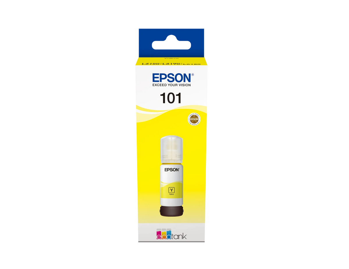 Image 1 for Epson 101 Ecotank Yellow Ink Bottle