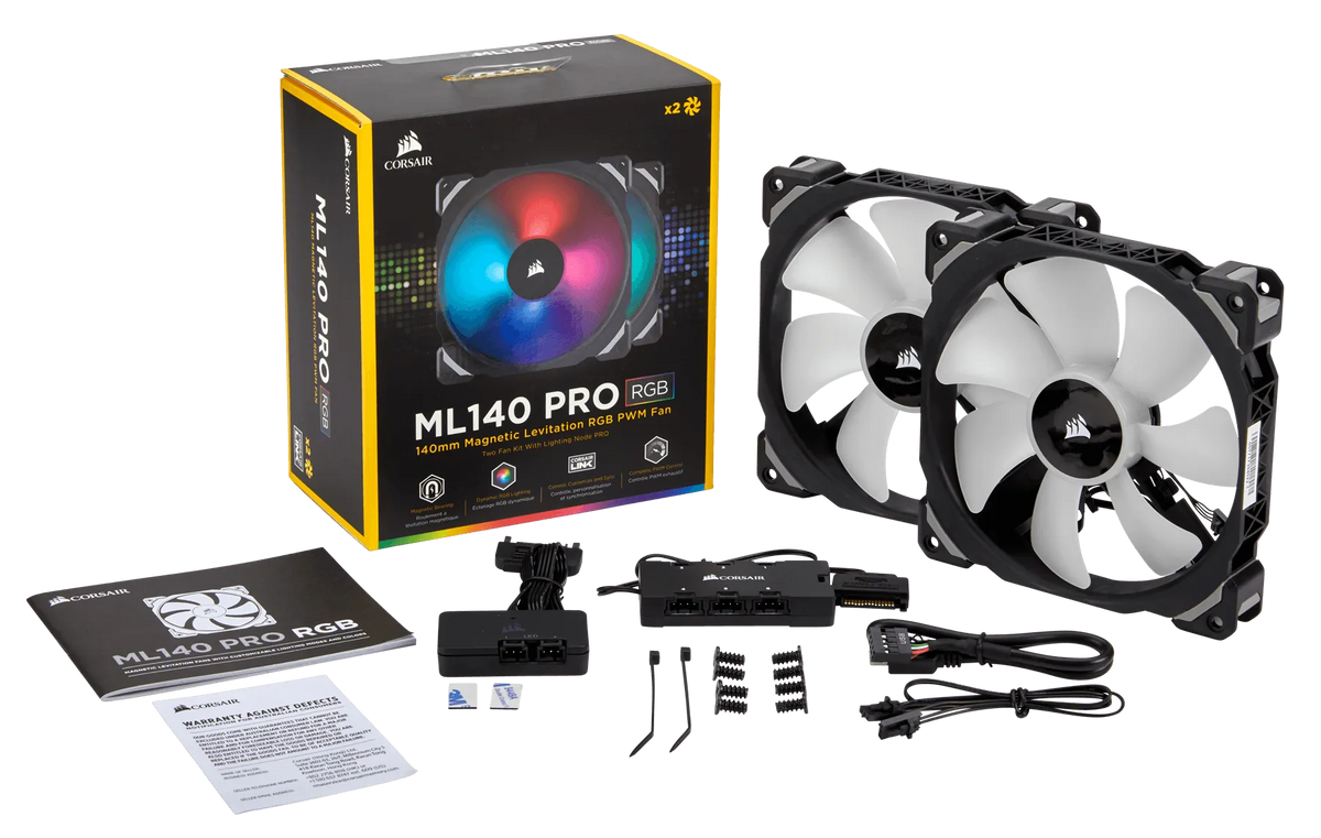 Image 5 for Corsair ML140 PRO RGB 140mm PWM Fan Dual Pack