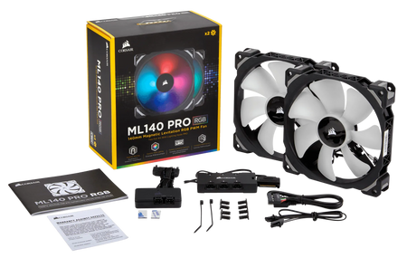 Image 5 for Corsair ML140 PRO RGB 140mm PWM Fan Dual Pack