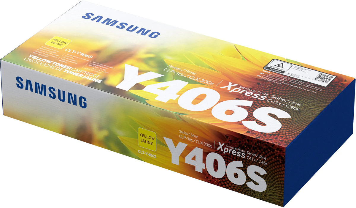 Image 1 for Samsung CLT-Y406S Yellow Toner Cartridge