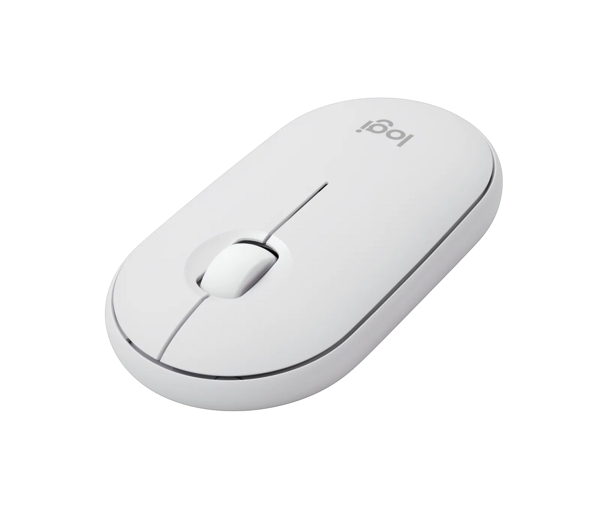 Image 3 for Logitech Pebble Mouse 2 M350s Wireless Bluetooth Mouse - Tonal White