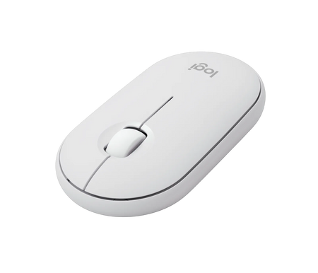 Image 3 for Logitech Pebble Mouse 2 M350s Wireless Bluetooth Mouse - Tonal White