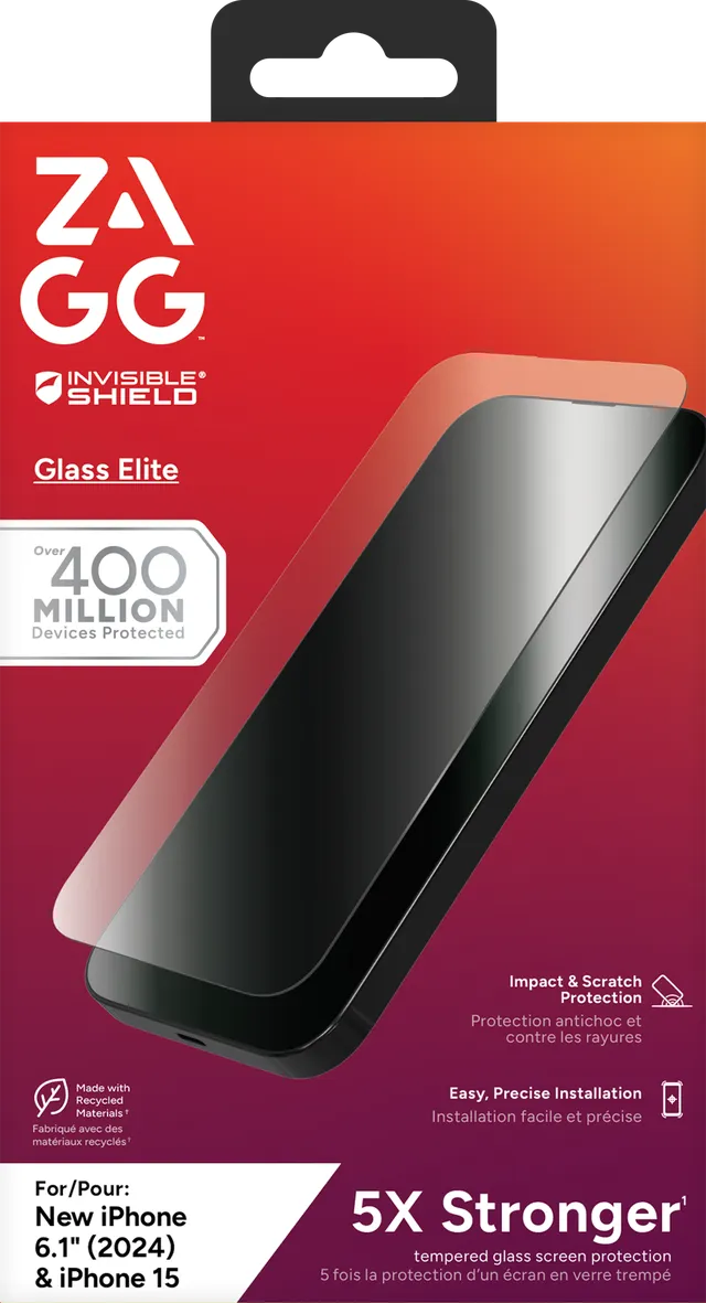 Image 1 for InvisibleShield Glass Elite AppleiP16 /15 Screen