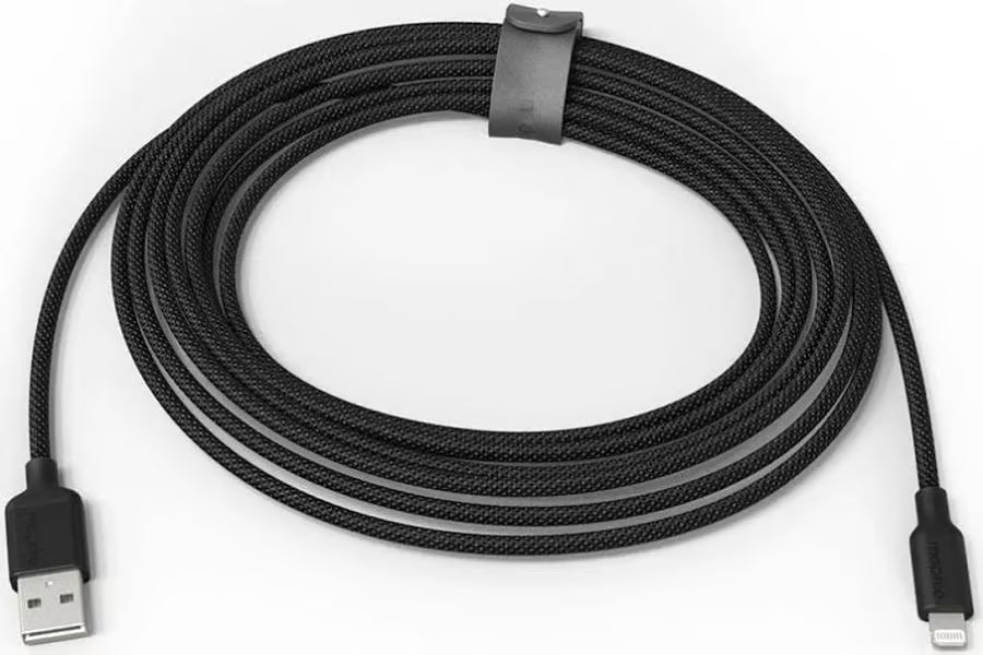 mophie-Essentials-Cable-USBA-lightning-3 meter-Black