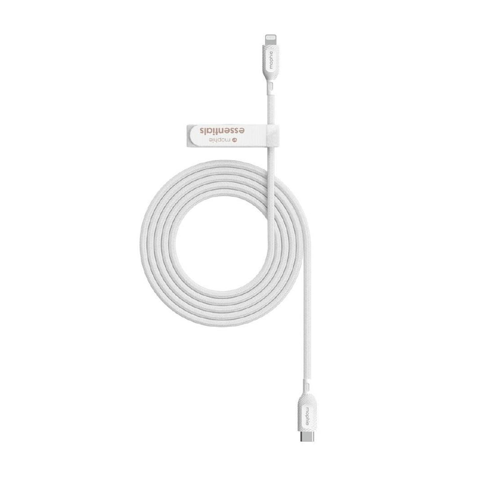 mophie-Essentials-Cable-USBC-lightning-3 meter-White
