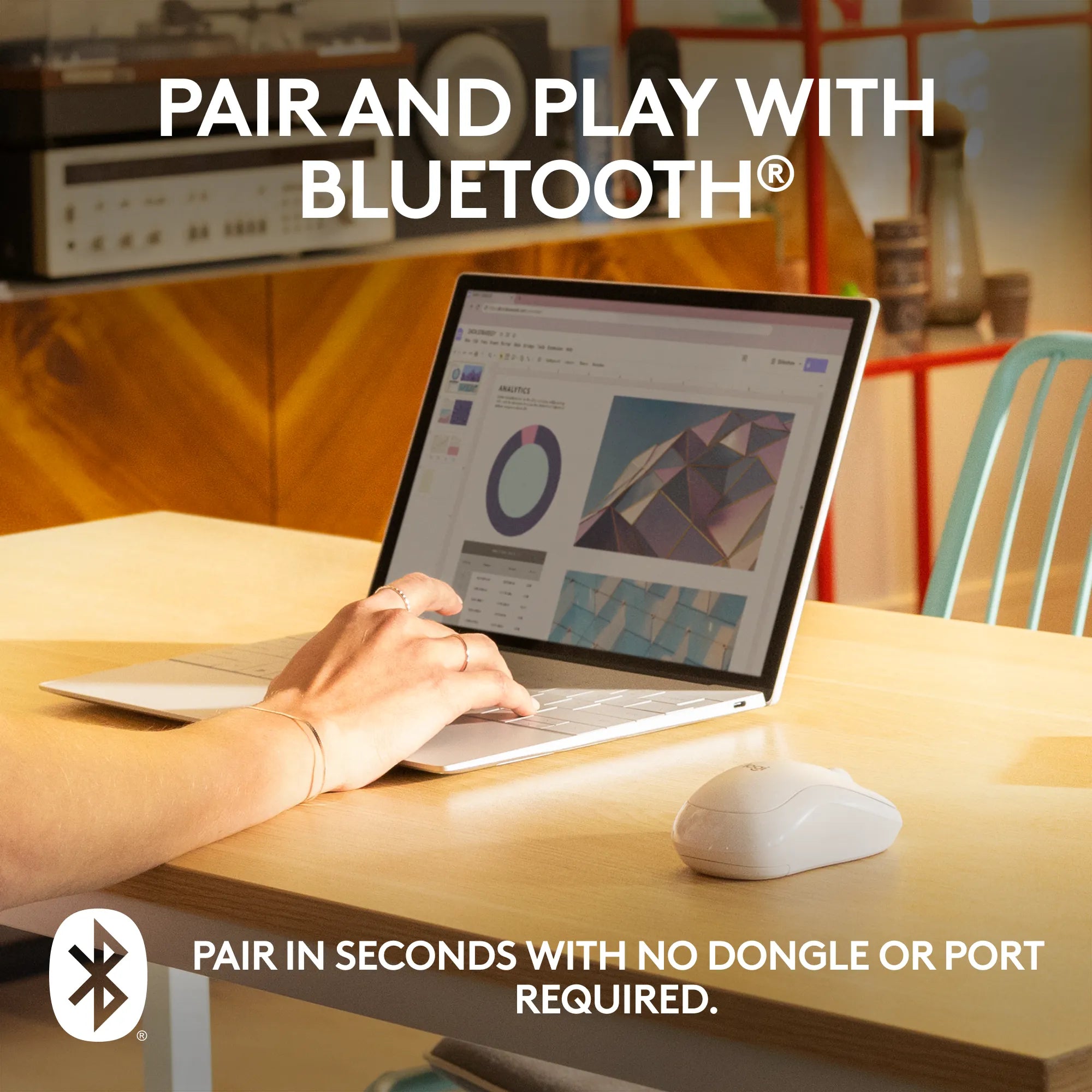 Image 4 for Logitech M240 Silent Off-White Bluetooth Mouse