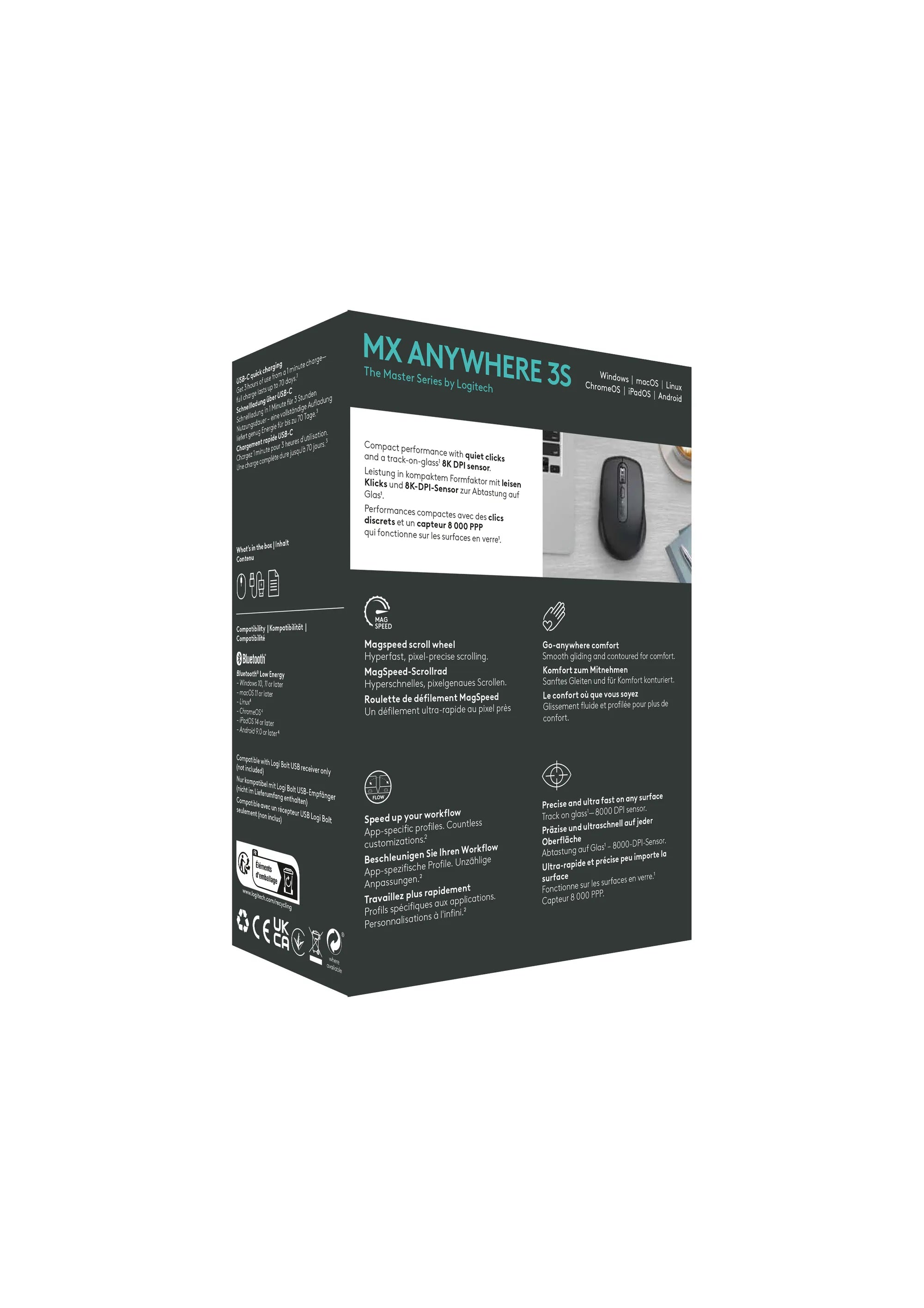 Image 7 for Logitech MX Anywhere 3S Wireless Mouse