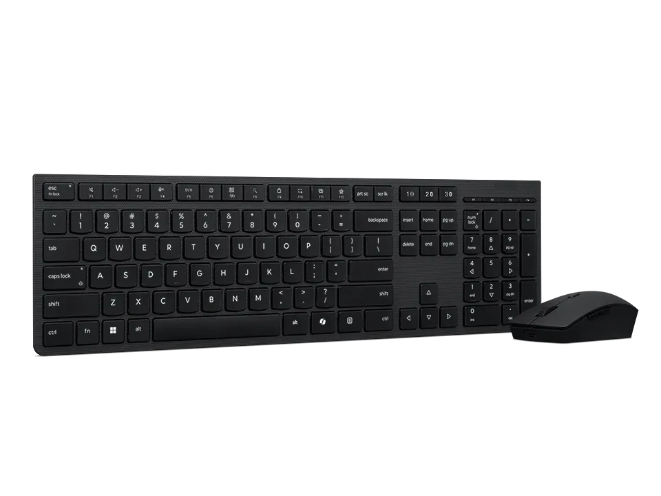 Image 1 for LENOVO Wireless Professional Rechargeable ComboUS EnglishAES Encryption2.4Ghz Unified Dongle & Dual Blutooth3yr Carry In