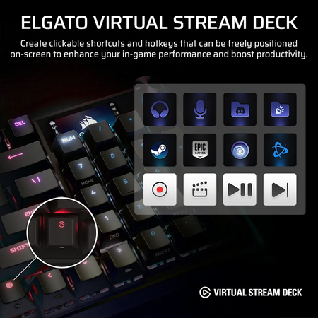 Image 4 for Corsair VANGUARD PRO 96% Hall Effect Gaming Keyboard - MGX Hyperdrive magnetic switches - Black. 