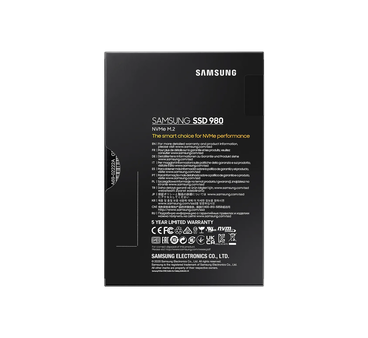 Image 1 for Samsung 980 500GB M.2 NVMe SSD