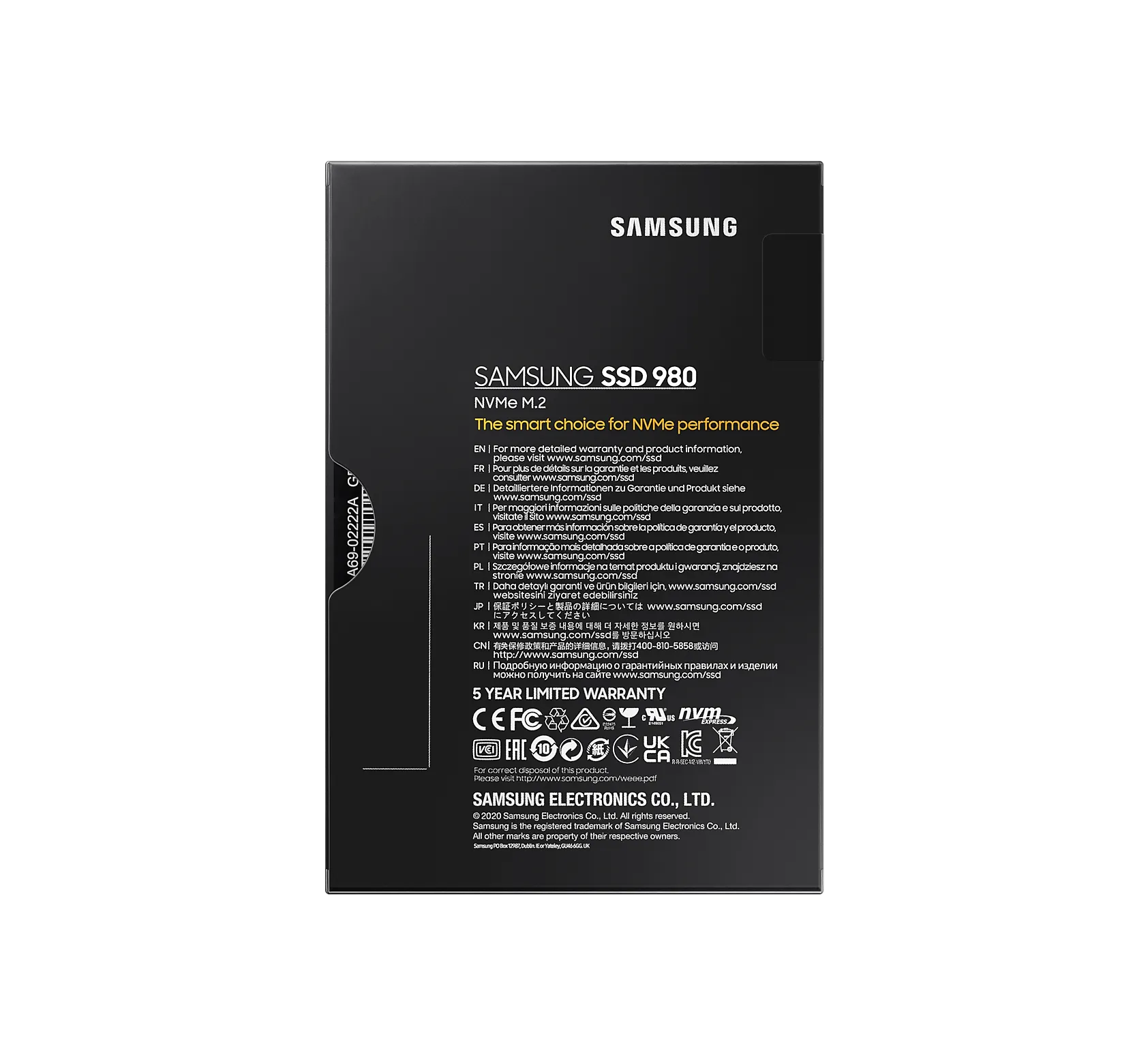Image 1 for Samsung 980 500GB M.2 NVMe SSD