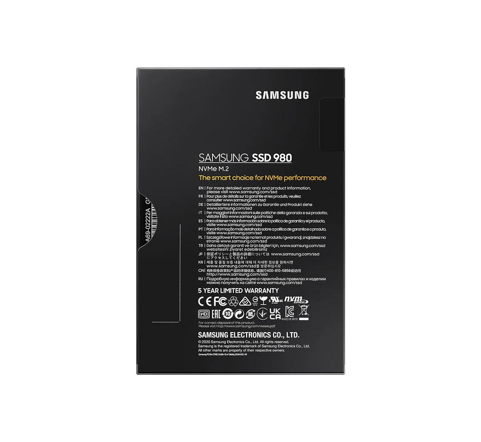 Image 1 for Samsung 980 500GB M.2 NVMe SSD