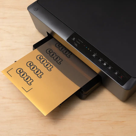 Image 3 for Cricut Printable Vinyl Gold Sheets