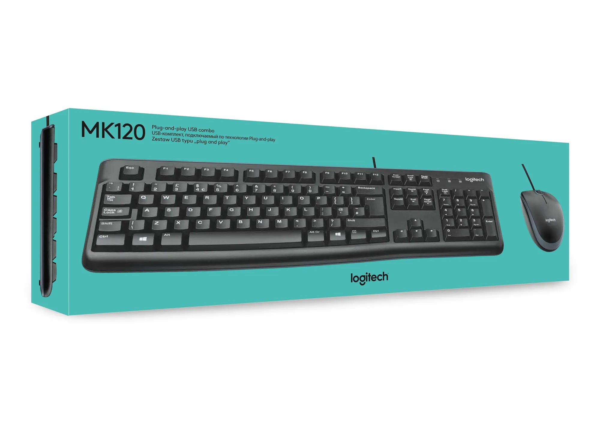 Image 4 for Logitech MK120 Wired Keyboard and Mouse Combo