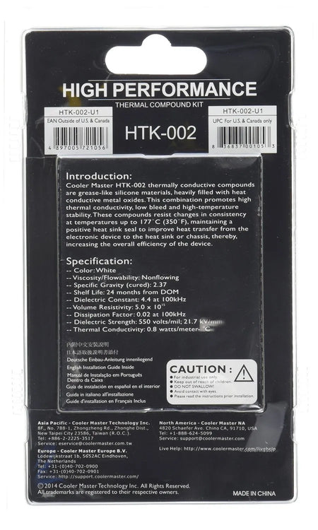 Image 2 for Cooler Master High Performance Thermal Paste - 2g