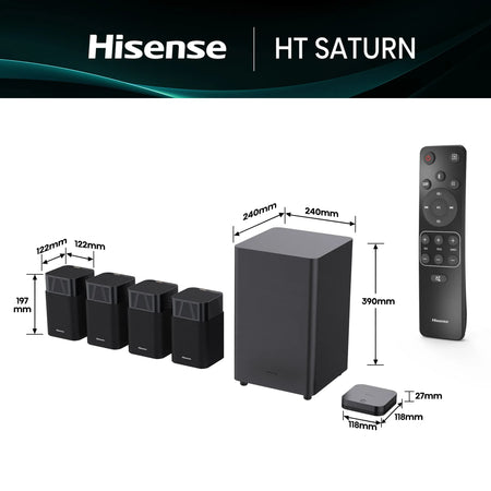 Image 6 for HISENSE HT Saturn 4.1.2 Channel Home Theatre System