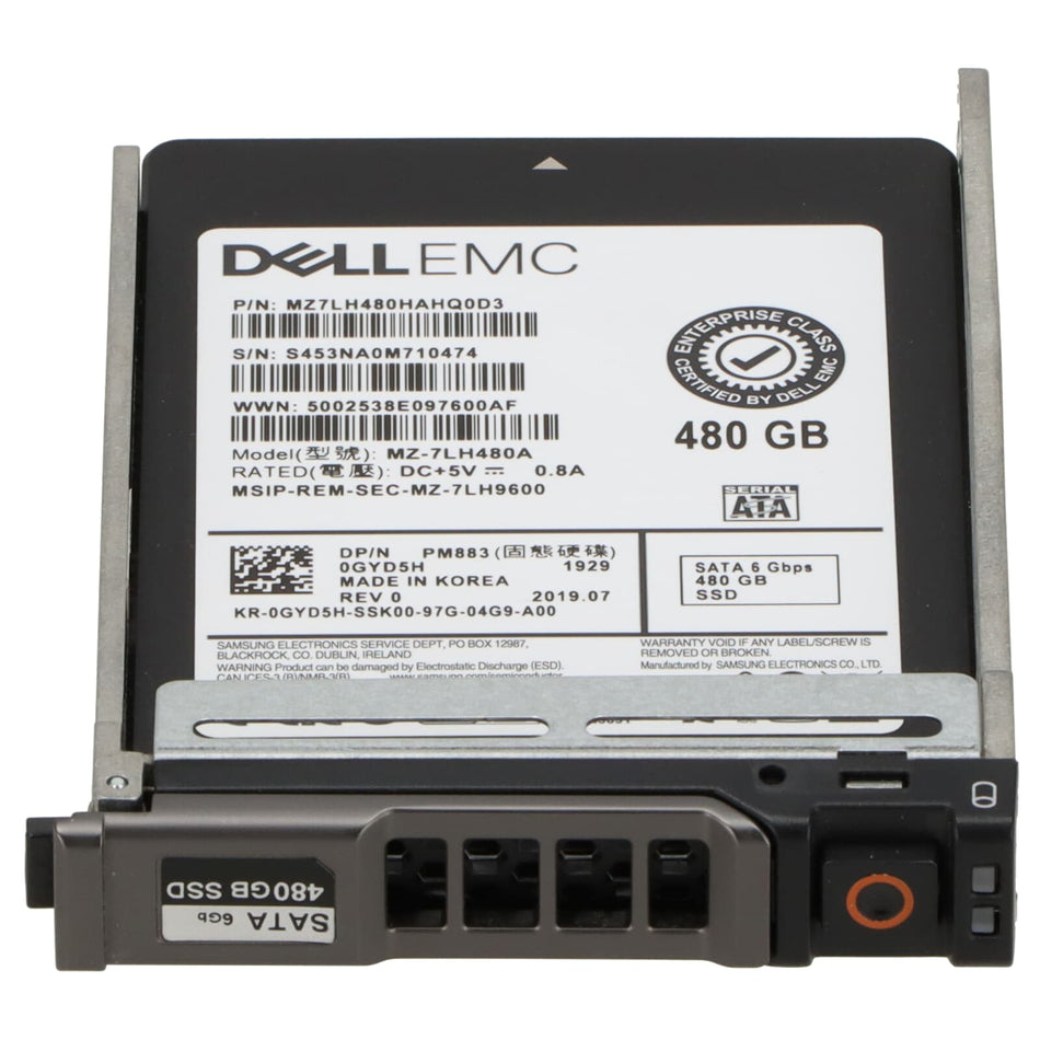 480GB Dell EMC PM883 SSD