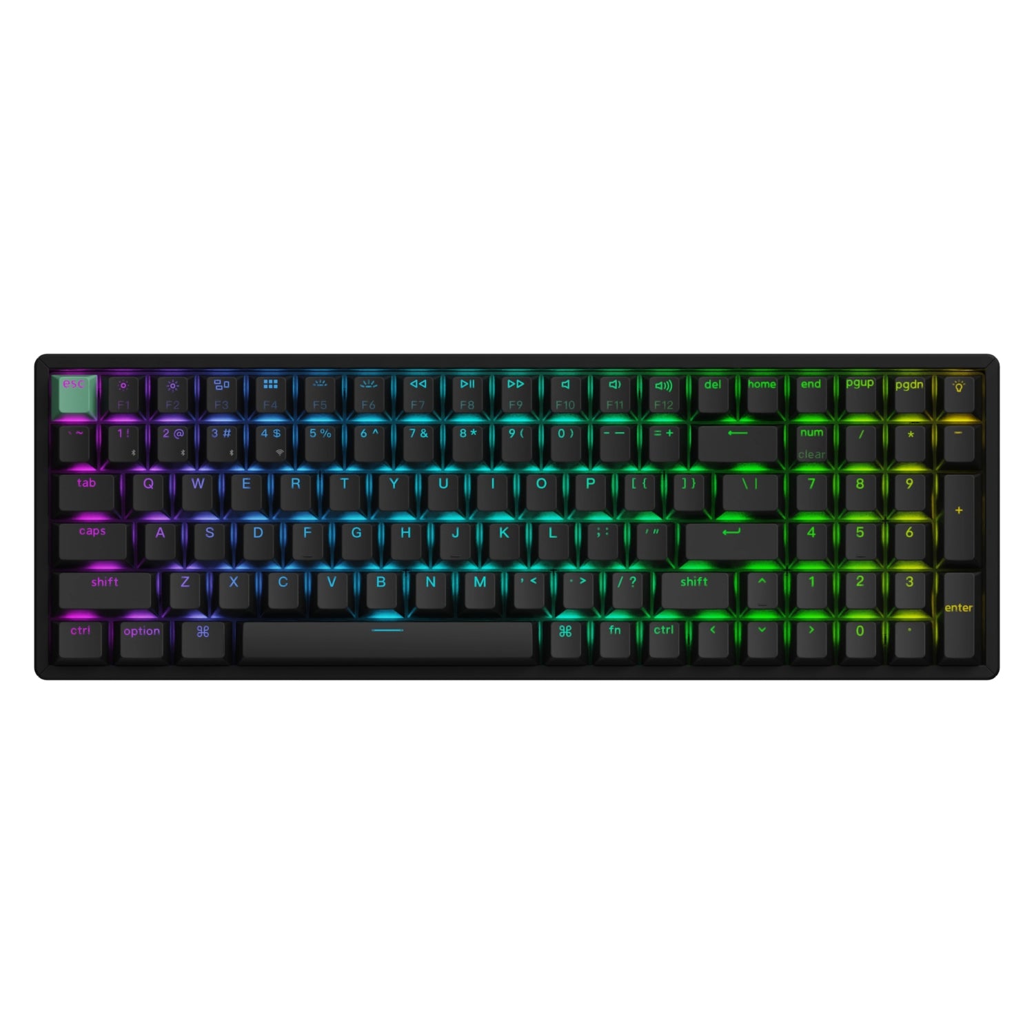 Image 1 for Keychron K4 HE 96% Magnetic Switch Hot-Swap RGB Wireless Keyboard – Black