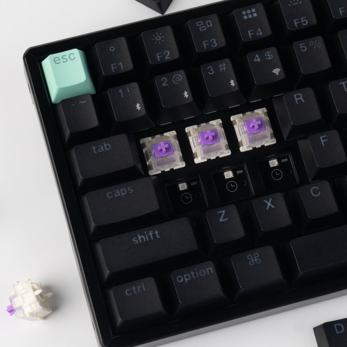 Image 7 for Keychron K4 HE 96% Magnetic Switch Hot-Swap RGB Wireless Keyboard – Black