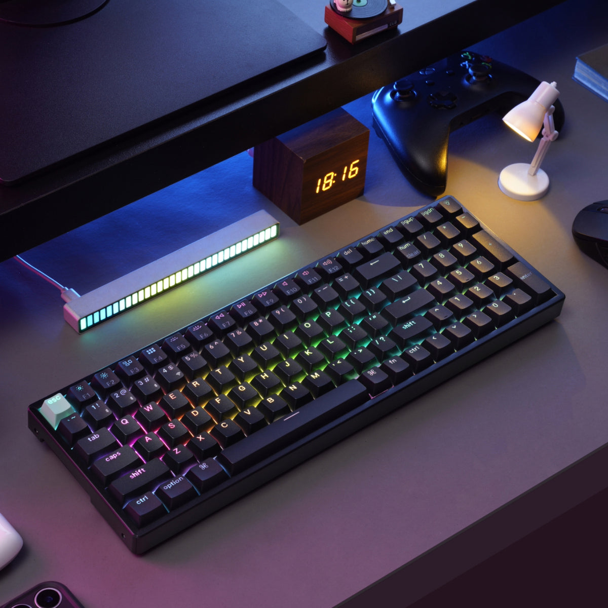 Image 8 for Keychron K4 HE 96% Magnetic Switch Hot-Swap RGB Wireless Keyboard – Black