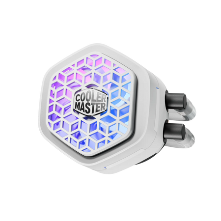 Image 1 for Cooler Master MasterLiquid 360 Atmos II VRM Fan AIO CPU Cooler - White