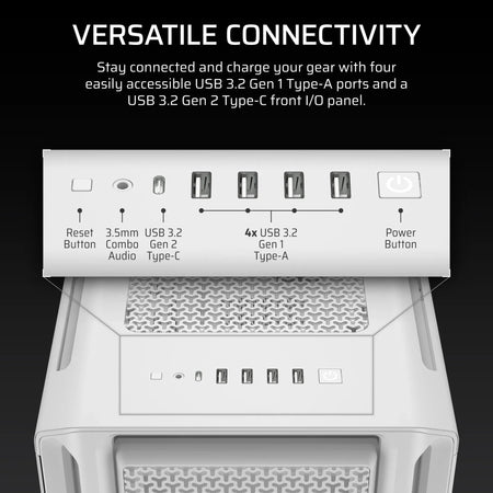 Image 1 for Corsair 5000T Mid-Tower PC Case - White