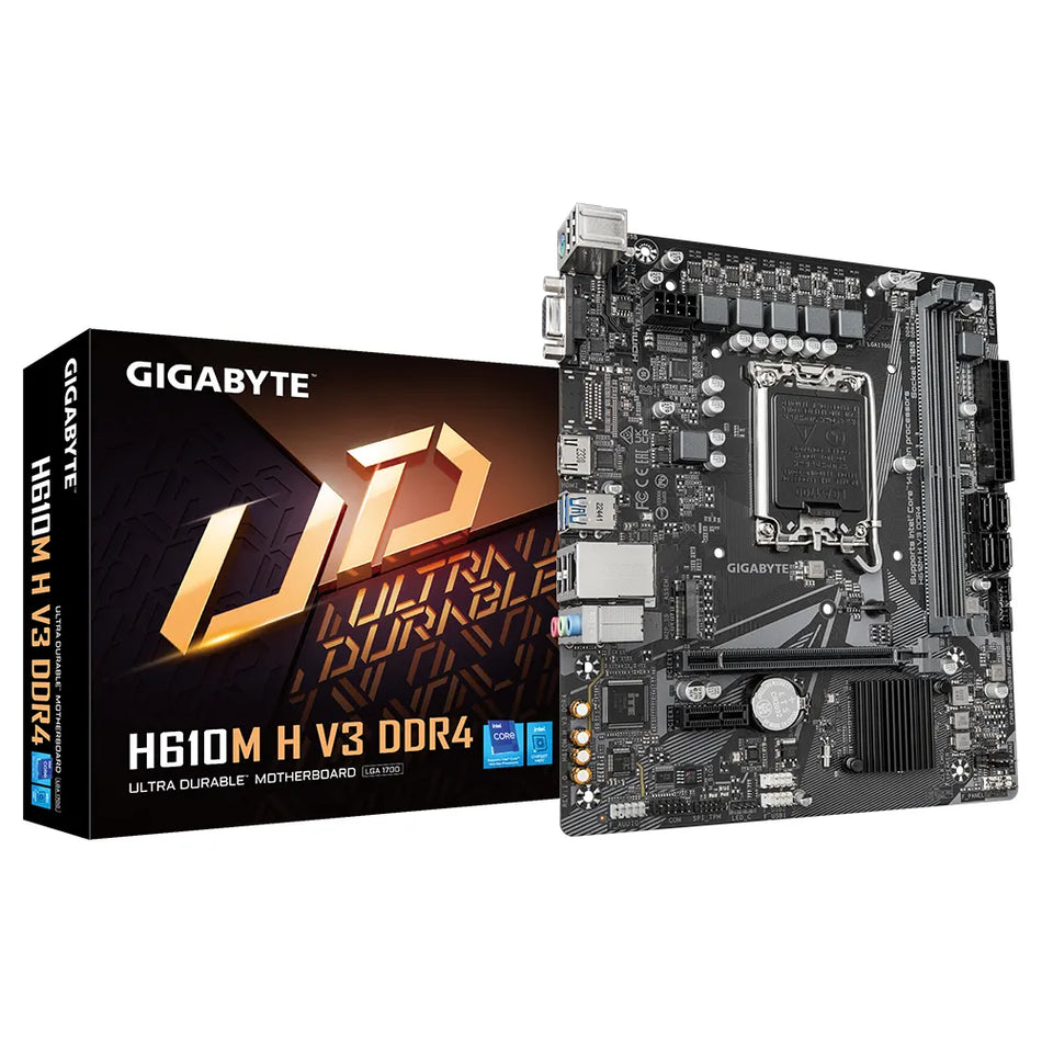 Image 3 for GIGABYTE H610M-H-V3-DDR4 LGA 1700 Motherboard
