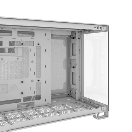 Image 6 for Corsair iCUE 2500X Micro ATX Dual Chamber PC Case - White