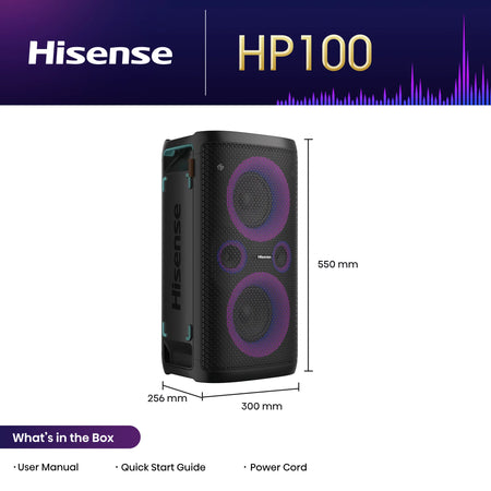 Image 11 for Hisense HP100 Portable Party Speaker
