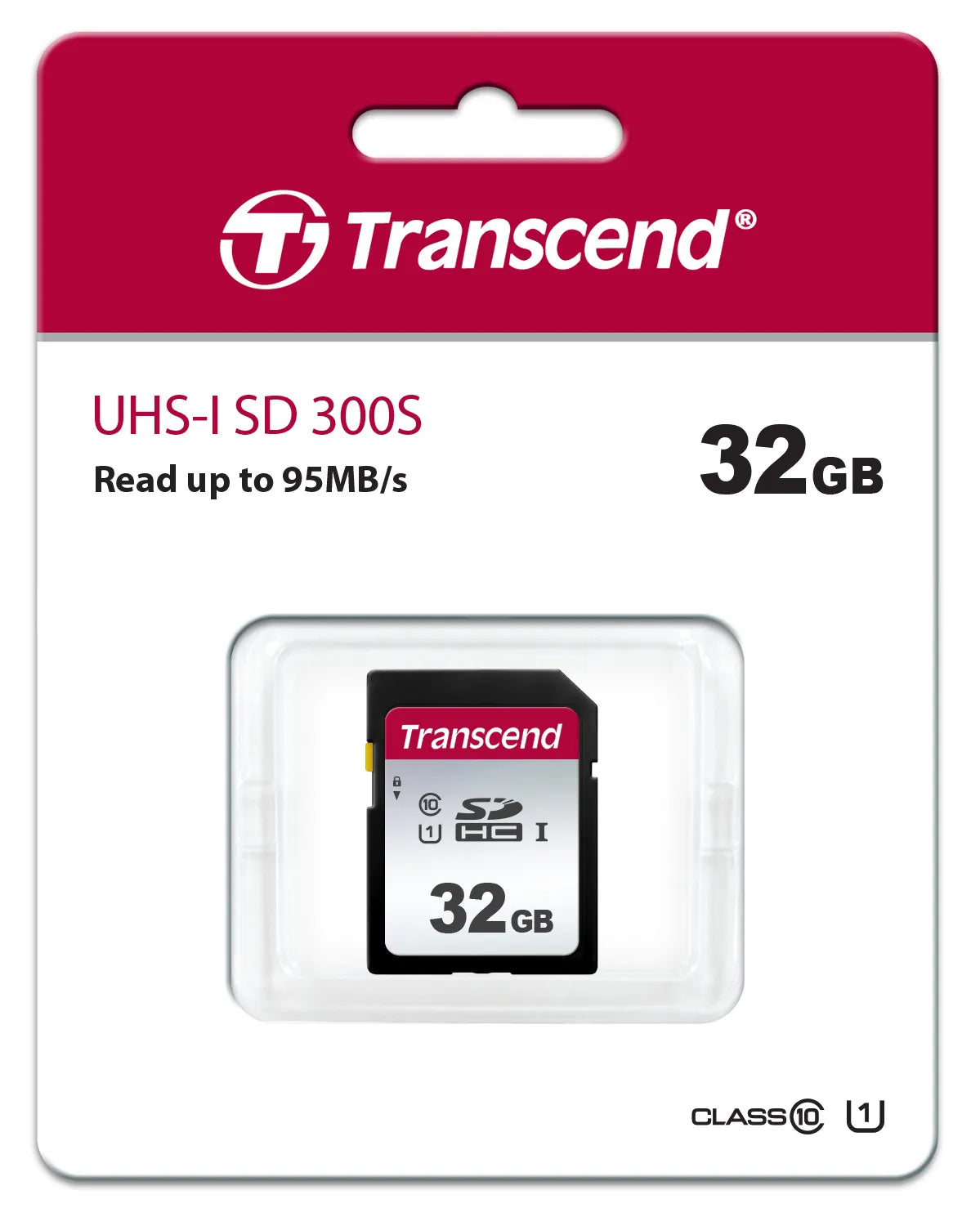 Image 1 for Transcend 32GB SDHC UHS-I Class 10 Card