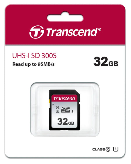 Image 1 for Transcend 32GB SDHC UHS-I Class 10 Card