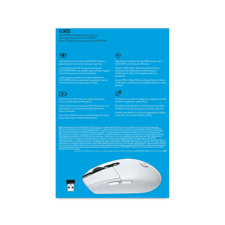 Image 6 for Logitech G305 Lightspeed Wireless Gaming Mouse - White