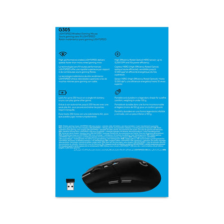 Image 2 for Logitech G305 Lightspeed Wireless Gaming Mouse - Black