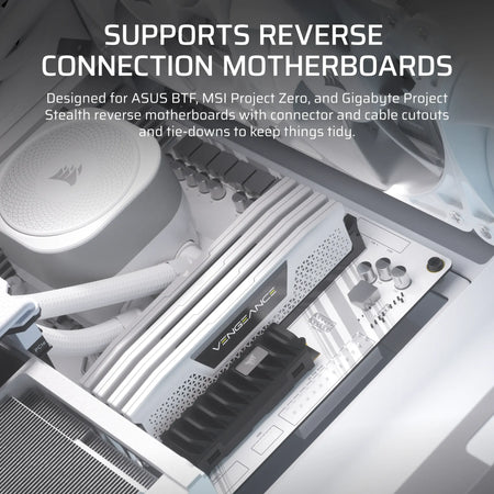 Image 4 for Corsair FRAME 4000D RS ARGB White Mid-Tower PC Case