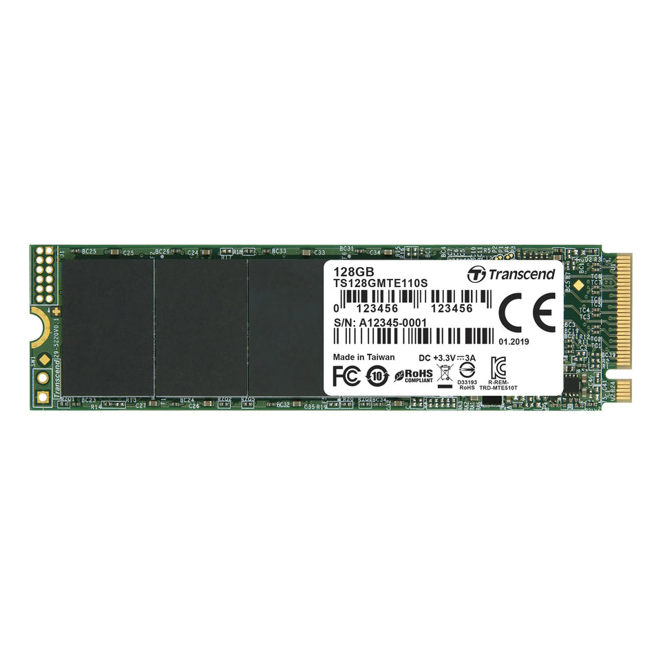 Image 2 for Transcend 128GB MTE110S PCIe Gen 3x4 SSD