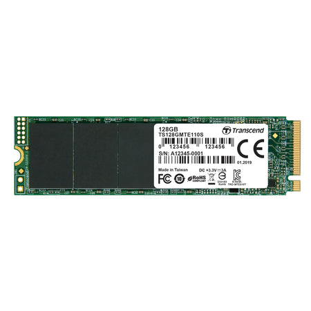 Image 1 for Transcend 128GB MTE110S PCIe Gen 3x4 SSD