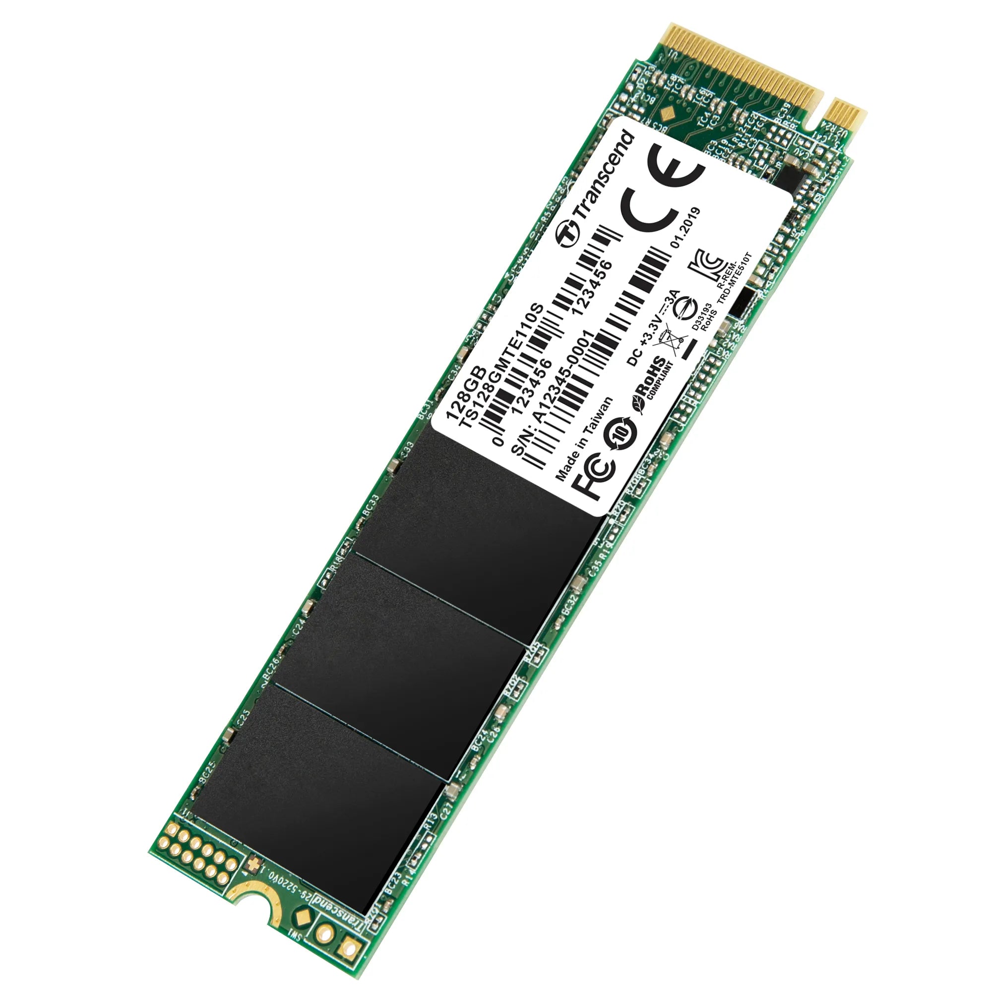 Image 6 for Transcend 128GB MTE110S PCIe Gen 3x4 SSD