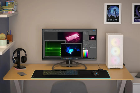 Image 13 for Corsair iCUE 2000D RGB Airflow White Mini-ITX Case