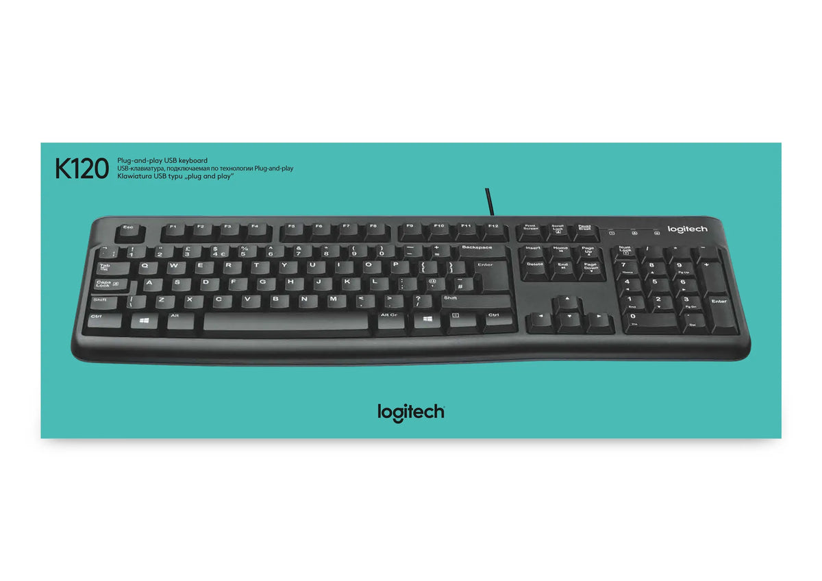 Image 7 for Logitech K120 Corded Keyboard