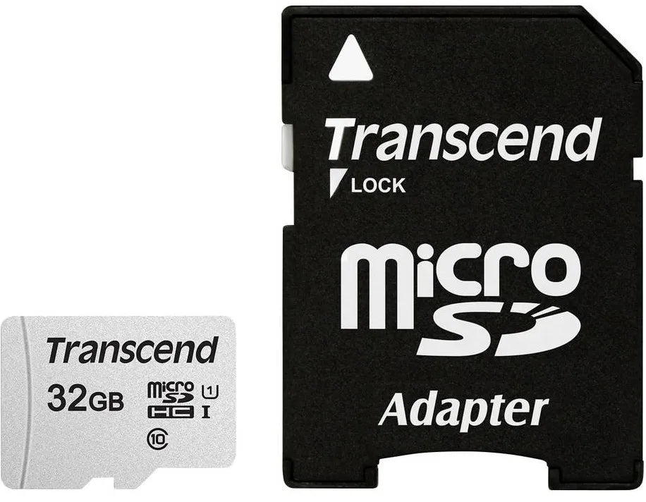 Image 2 for Transcend 32GB Micro SD Card with Adapter