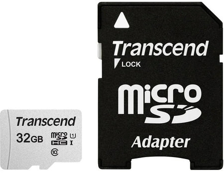 Image 1 for Transcend 32GB Micro SD Card with Adapter